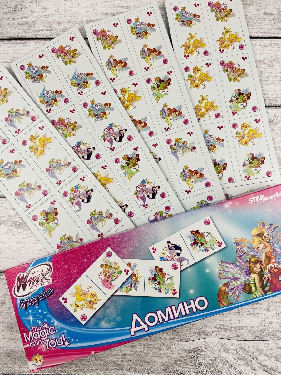 Настольная игра Домино Феи Winx Step Puzzle 21256521 купить в  интернет-магазине Wildberries