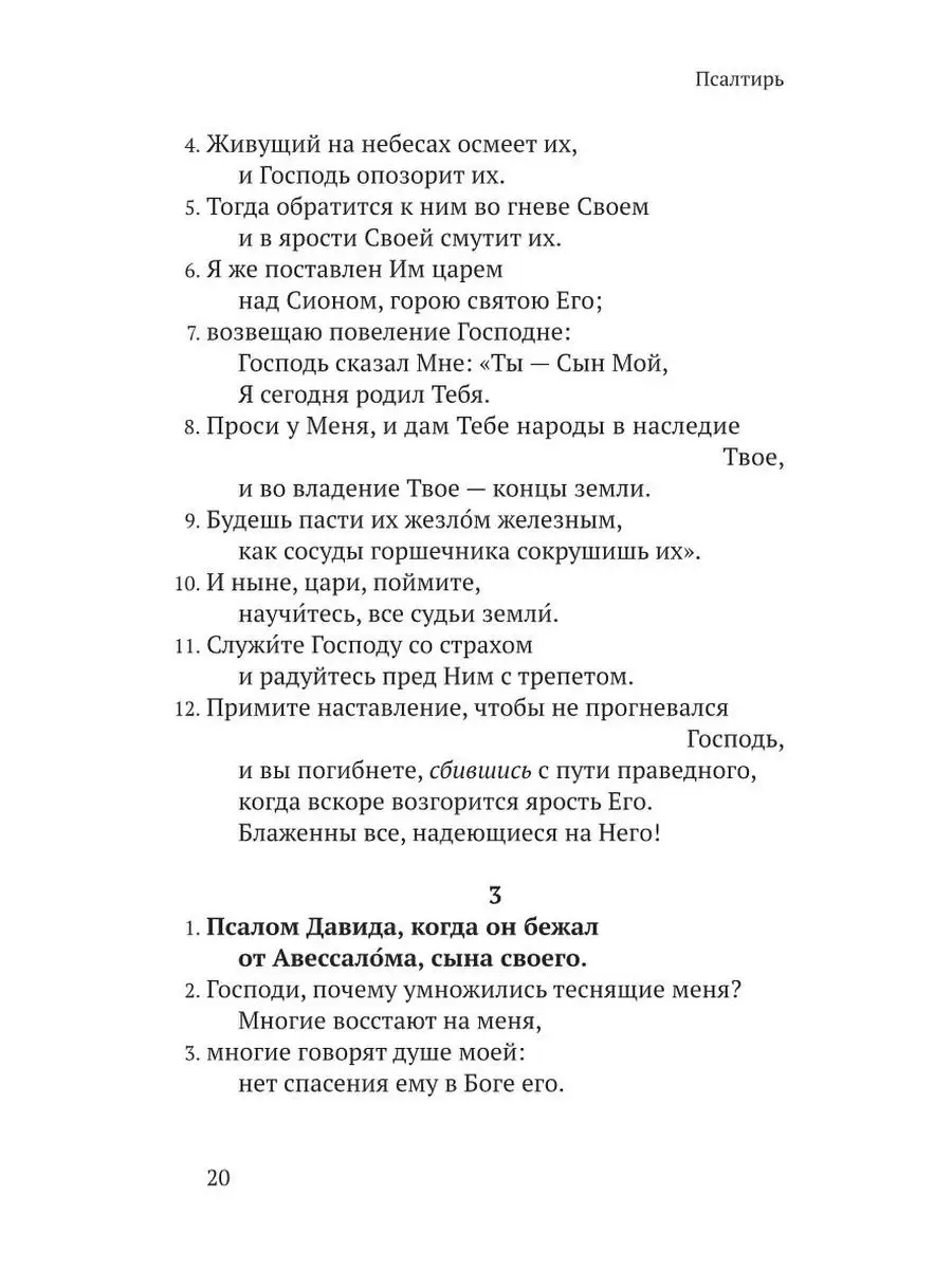 Псалтирь в русском переводе иеромонаха Амвросия (Тимрота) Никея 21263551  купить в интернет-магазине Wildberries