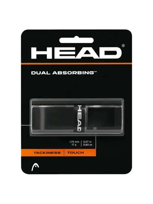 HEAD Базовый грип Dual Absorbing Grip, черный, фото 2