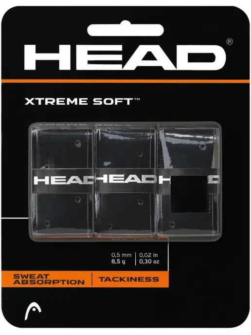 HEAD Овергрипы XtremeSoft Grip Overwrap, черный, фото 2