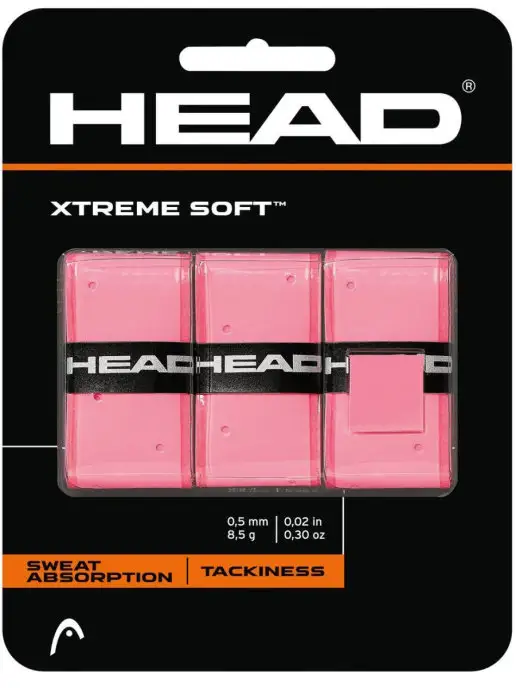 HEAD Овергрипы XtremeSoft Grip Overwrap, розовый, фото 2