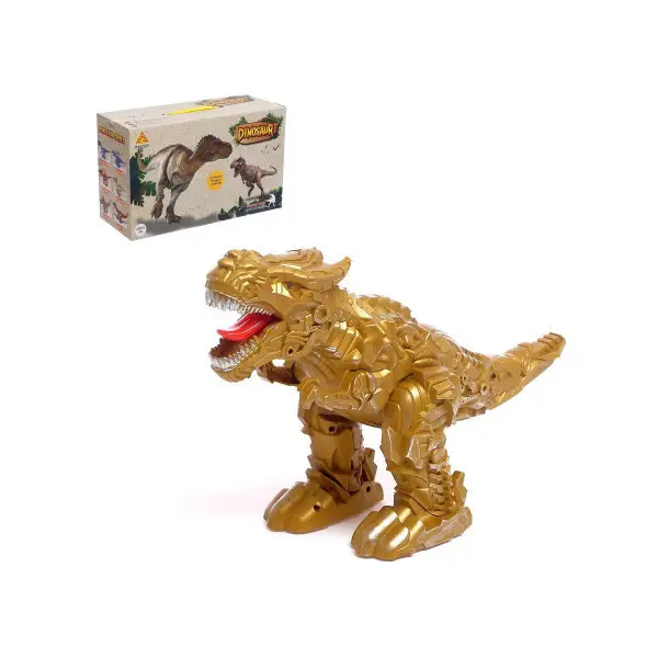 Динозавр-робот "Рекс", световые и звуковые эффекты, работает от батареек