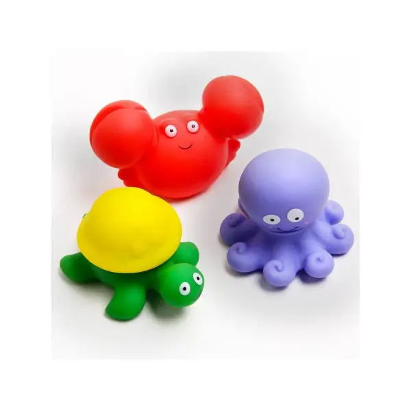 Игрушка-пазл для ванны "Морские жители", набор 3 шт.