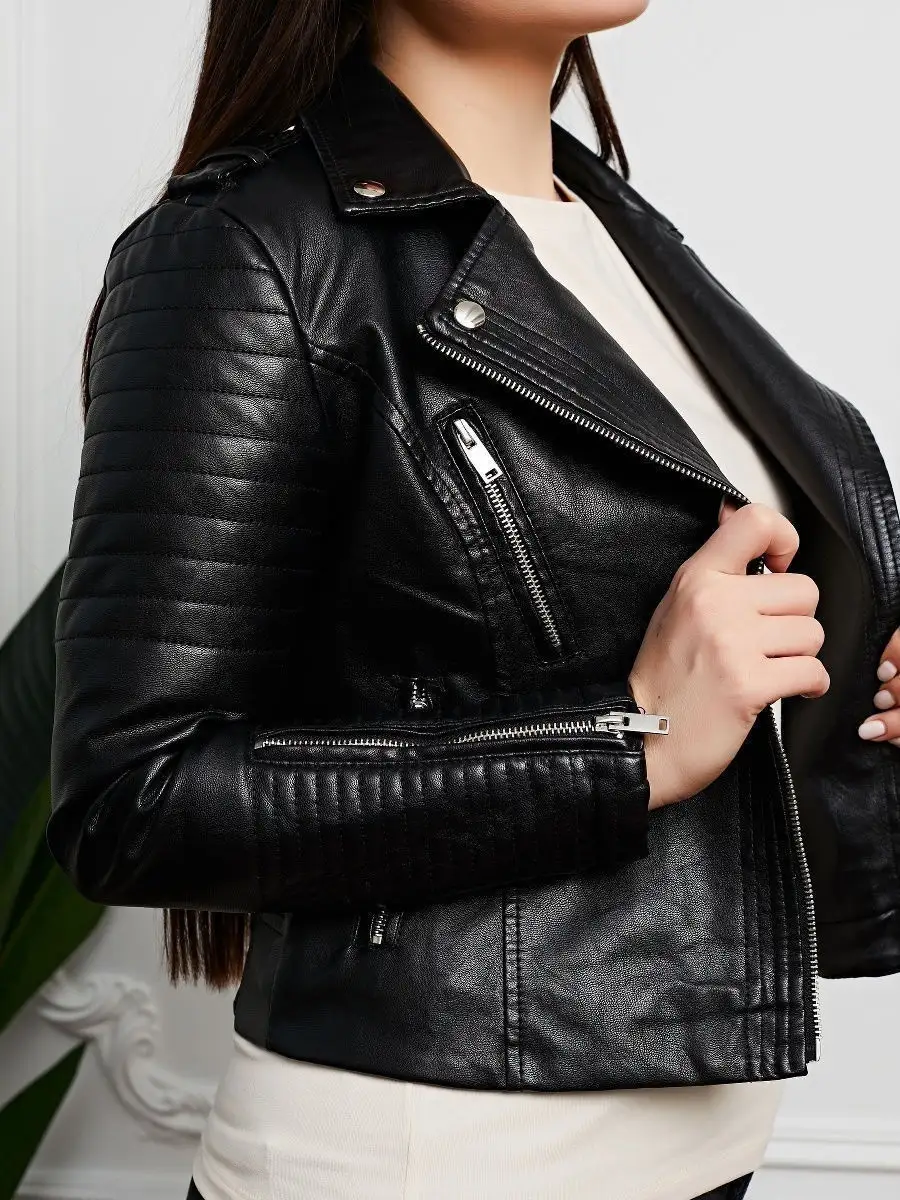 Купить женские кожаные куртки весна-осень в интернет магазине биржевые-записки.рф