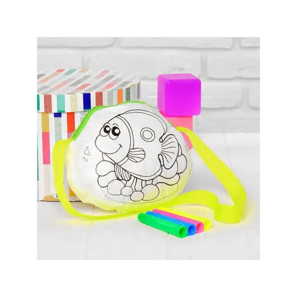 Сумка-раскраска "Рыбка" (без маркеров)