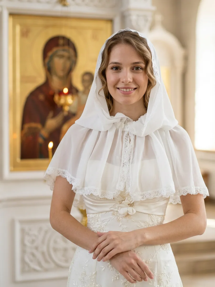 Неспадающий платок для храма