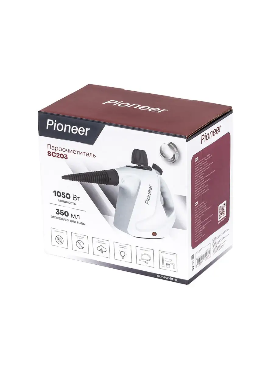 Универсальный электрический пароочиститель 5в1 дезинфектор Pioneer 21372074  купить за 2 764 ₽ в интернет-магазине Wildberries