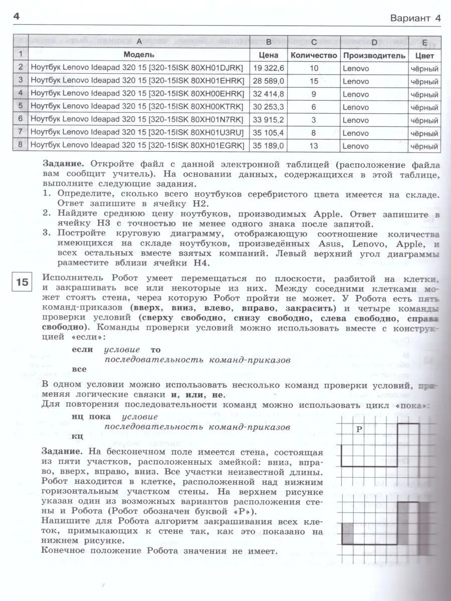 Информатика 9 класс. Итоговая контрольная работа Просвещение/Бином.  Лаборатория знаний 21375561 купить за 189 ₽ в интернет-магазине Wildberries