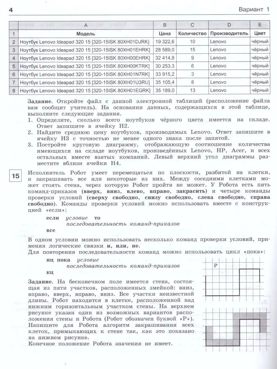 Информатика 9 класс. Итоговая контрольная работа Просвещение/Бином.  Лаборатория знаний 21375561 купить за 189 ₽ в интернет-магазине Wildberries