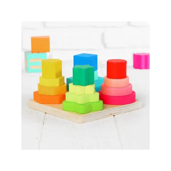 Логическая пирамидка "Геометрические формы"