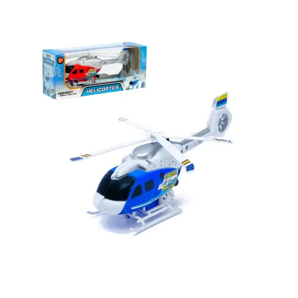 Вертолёт заводной "Спасатель", световые и звуковые эффекты,