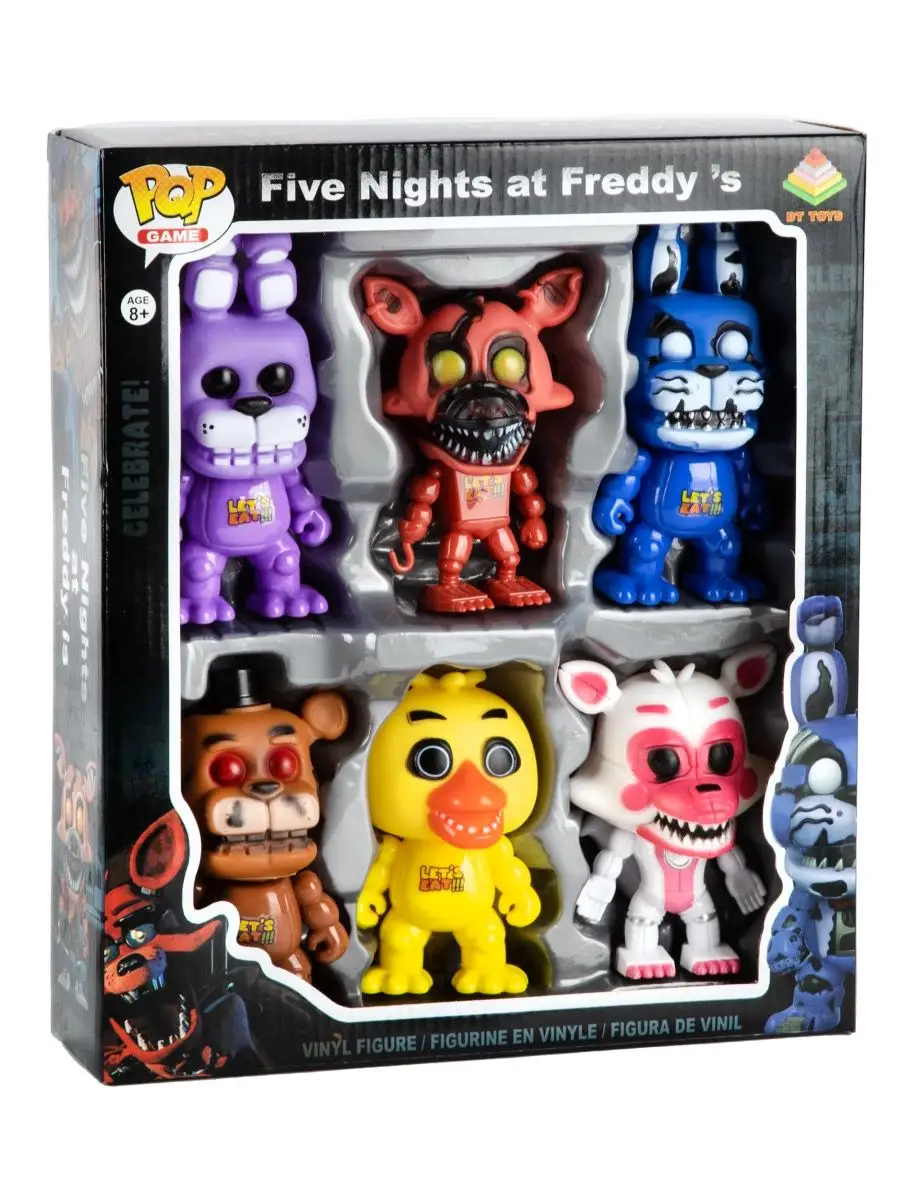 Аниматроники набор фнаф фигурки fnaf игрушки PASTILKIN 21440754 купить за 1  155 ₽ в интернет-магазине Wildberries