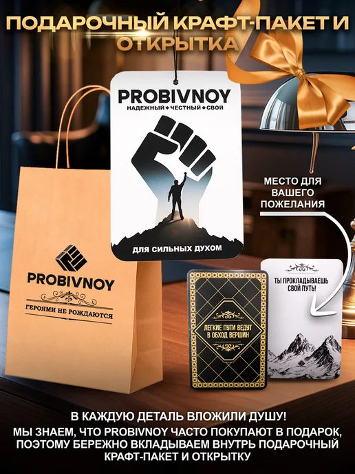 PROBIVNOY is60 Портфель черный, натуральная кожа, черный, фото 6