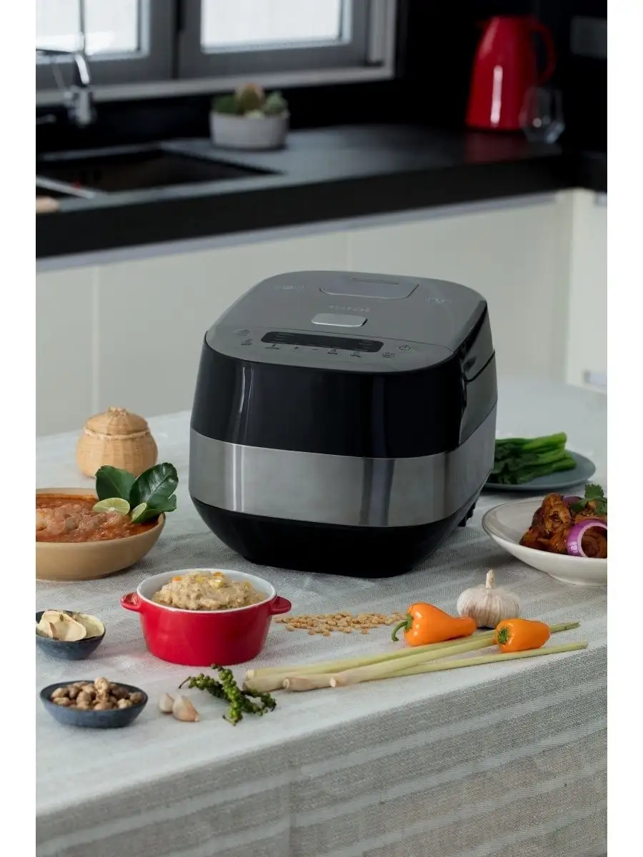 Индукционная мультиварка RK802B32 Expert Cook, 1200 Вт Tefal 21481653  купить в интернет-магазине Wildberries