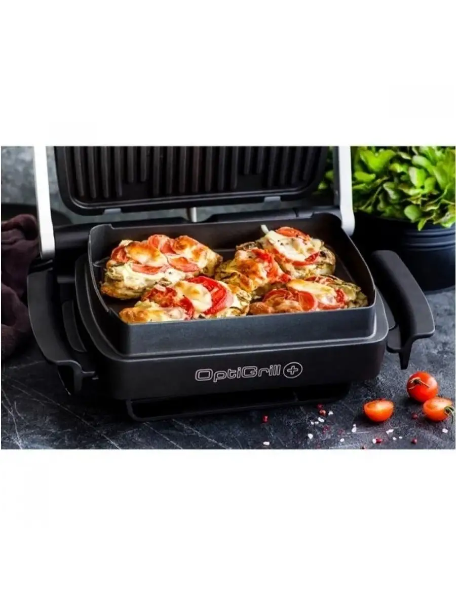 Умный электрогриль Optigrill+ XL GC724D12 c насадкой Tefal 21499114 купить  в интернет-магазине Wildberries