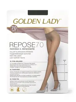 Колготки женские REPOSE 70 den, плотные, поддерживающие GOLDEN LADY 21519492 купить за 339 ₽ в интернет-магазине Wildberries