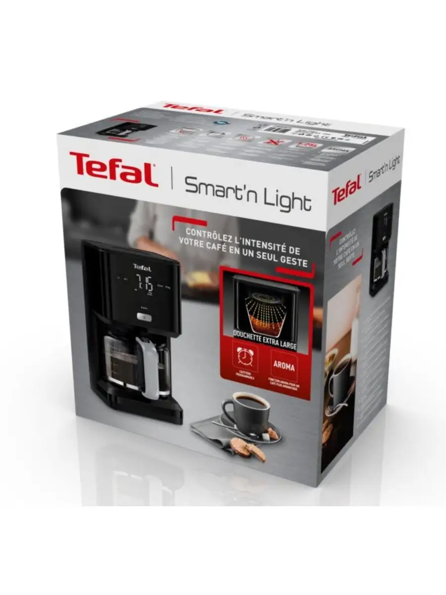 Tefal smart n light deals filter coffee machine