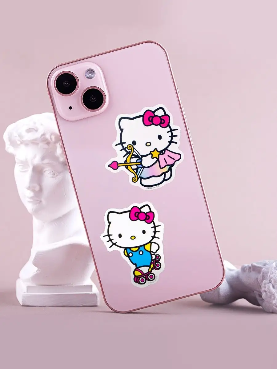 Наклейки Hello Kitty Куроми аниме на телефон карту чехол Стикит 21600584  купить за 139 ₽ в интернет-магазине Wildberries