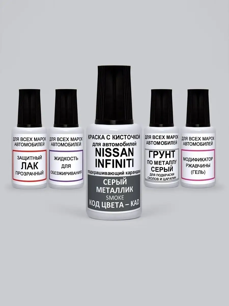 Краска KAD (KADG) Nissan Темно-серый металлик, GREY