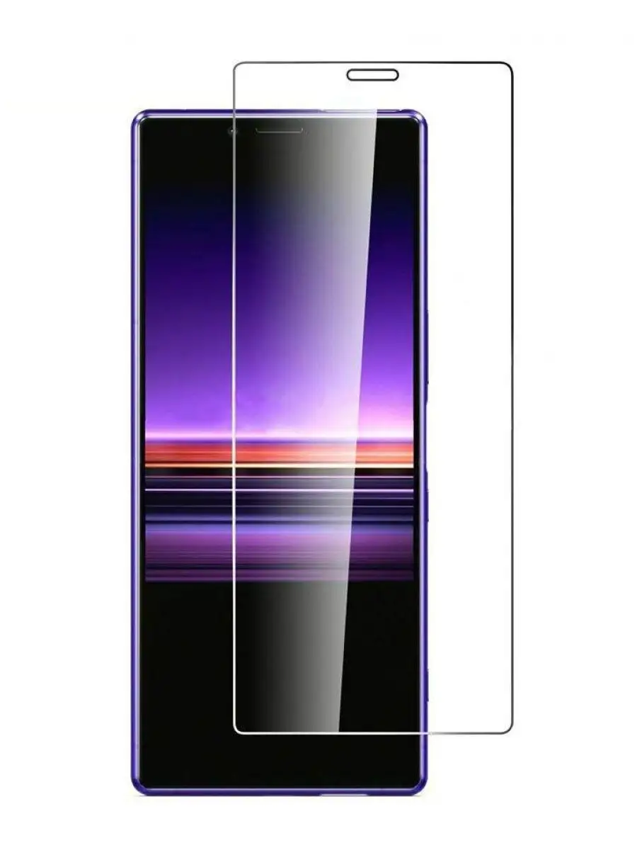 Защитное противоударное стекло MyPads на Sony Xperia 1 (J...
