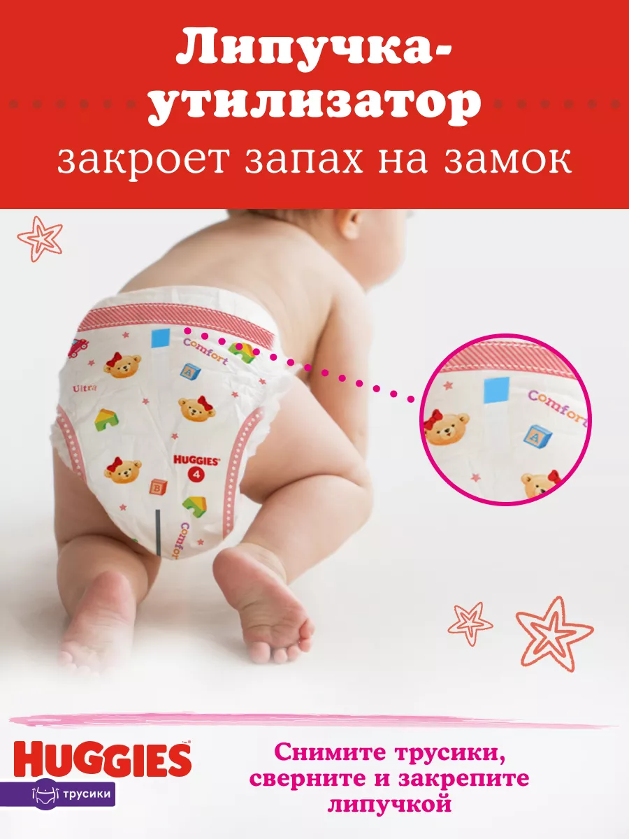 Подгузники трусики 6 р 15-25 кг 88 шт HUGGIES 21627363 купить за 2 729 ₽ в  интернет-магазине Wildberries