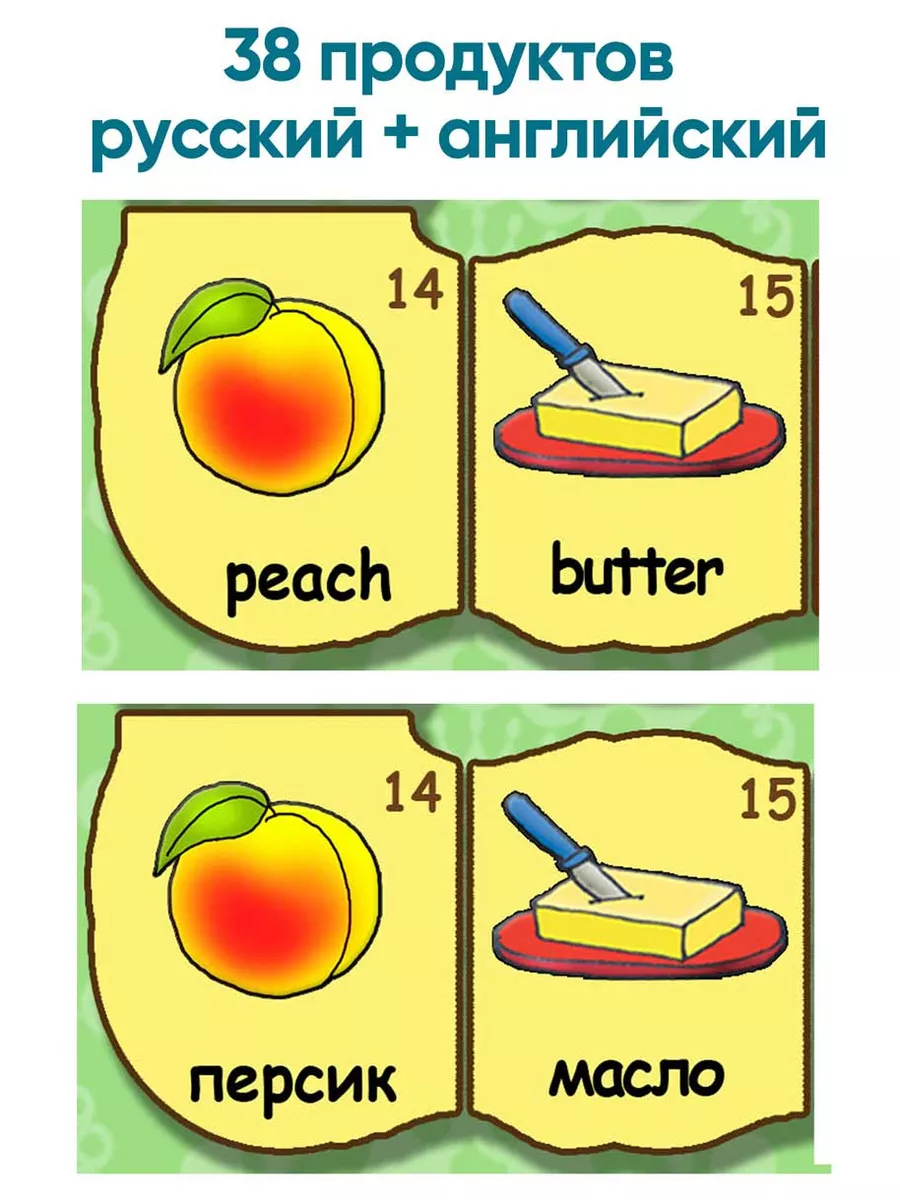 Учим English развивающая настольная игра английский язык Шпаргалки для мамы  21645174 купить за 399 ₽ в интернет-магазине Wildberries