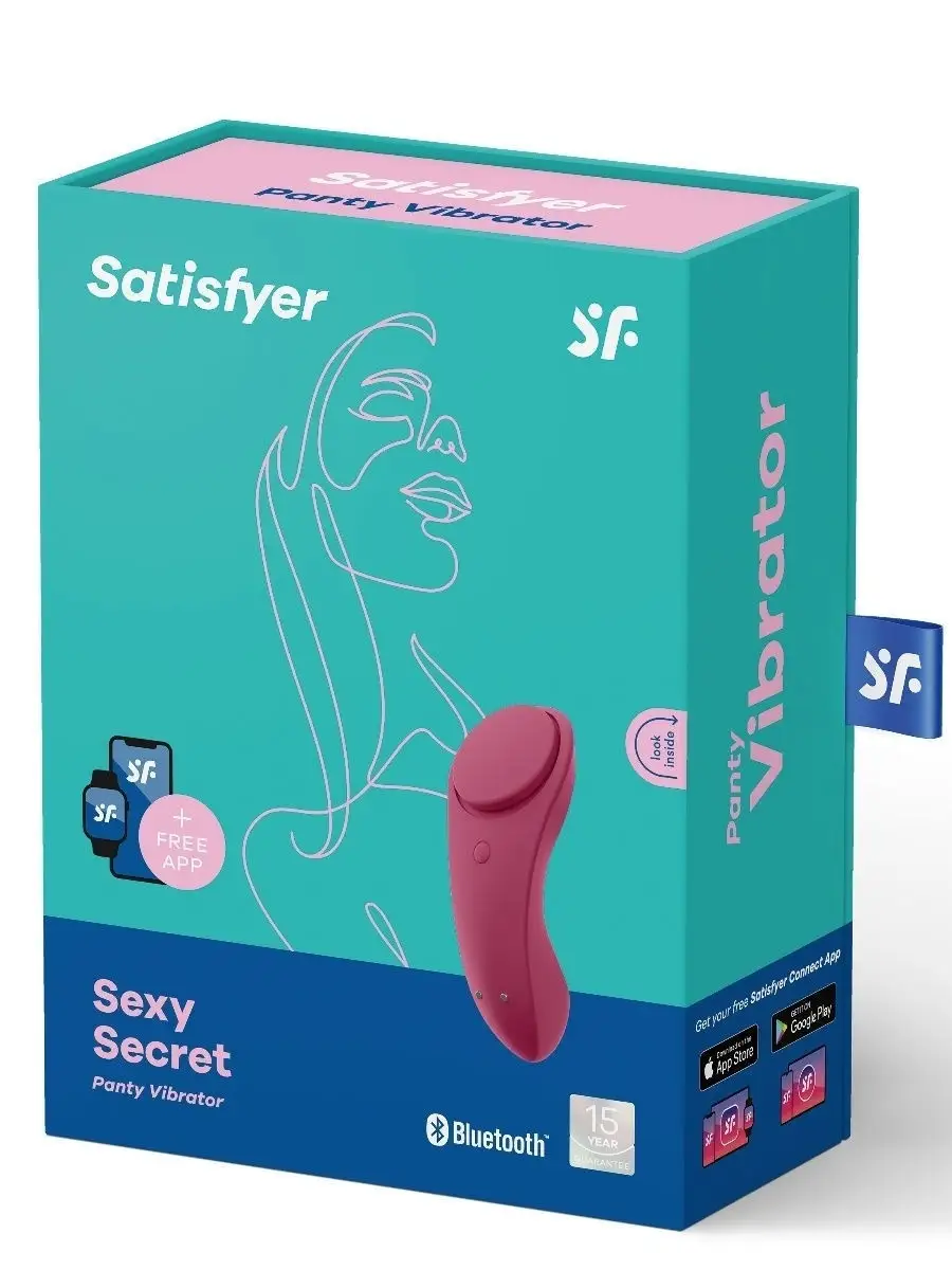 Мини-вибратор в трусики Sexy Secret с мобильным приложением Satisfyer  21648481 купить в интернет-магазине Wildberries