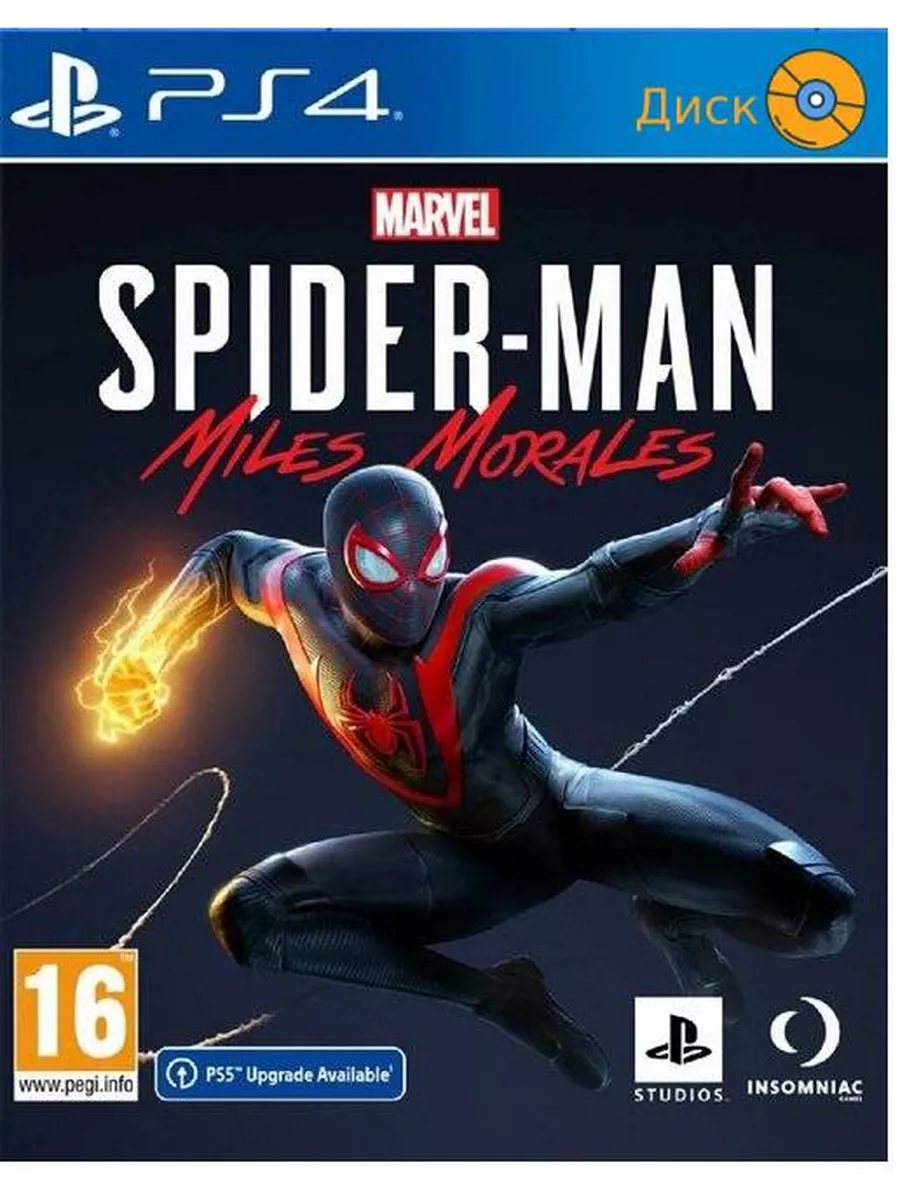 Spider man Miles Morales PS4 PS5 Человек паук Майлз Моралес PlayStation  21660637 купить за 2 262 ₽ в интернет-магазине Wildberries