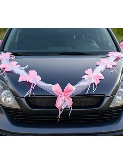 Как украсить машину на свадьбу фатином? | natali-fashion.ru