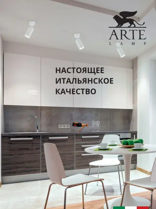 Arte Lamp Спот AQUARIUS A3216PL-1WH, белый, фото 2