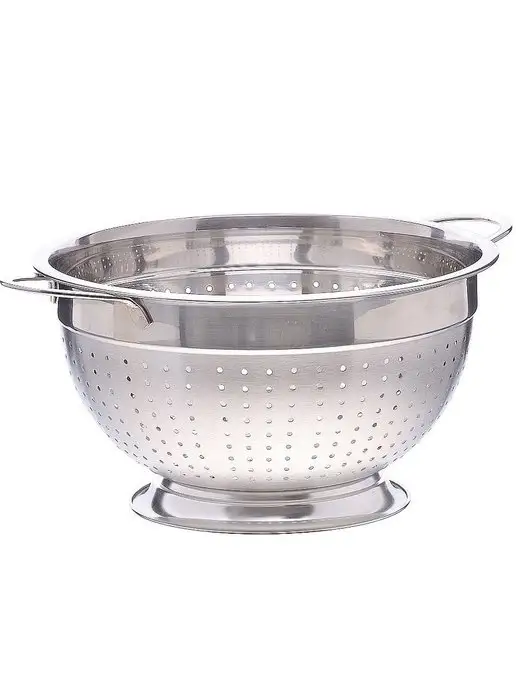 Дуршлаг металлический с ручками 24 см - фото 2