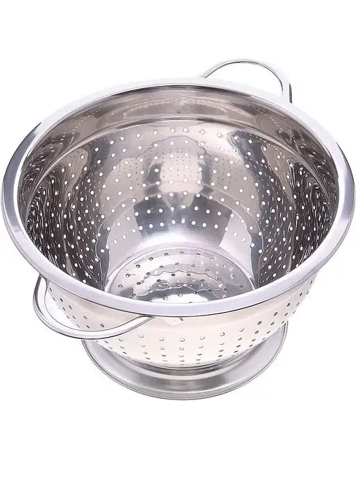Дуршлаг металлический с ручками 24 см - фото 3
