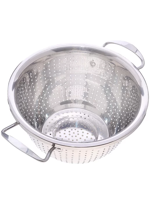 Дуршлаг металлический с ручками 28 см - фото 1