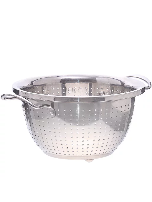 Дуршлаг металлический с ручками 28 см - фото 4