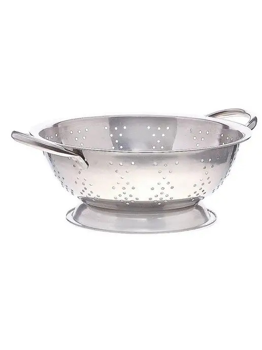 Дуршлаг металлический с ручками 24 см - фото 2