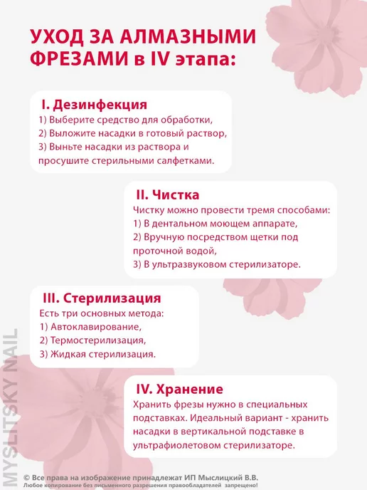 ВладМиВа Фреза алмазная для маникюра, педикюра цилиндр для кутикулы, 5 шт, фото 5