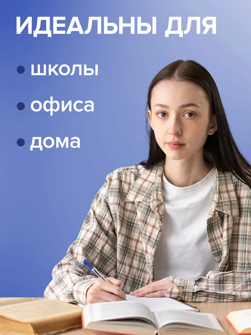 Brauberg Ручки шариковые синие для школы набор 12 штук, линия 0,35 мм, синий, фото 5