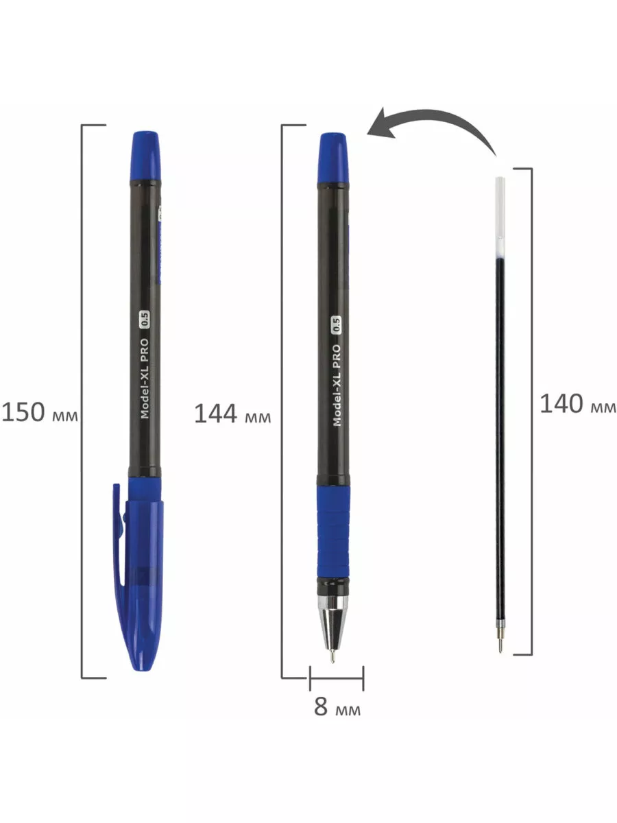 Ручка шариковая масляная, 12 штук Brauberg 22062813 купить за 330 ₽ в  интернет-магазине Wildberries