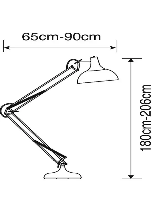Arte Lamp Торшер GOLIATH A2487PN-1WH, белый, фото 4