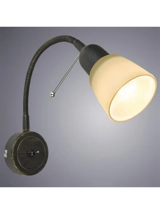 Arte Lamp Бра LETTURA A7009AP-1BR, белый, фото 5