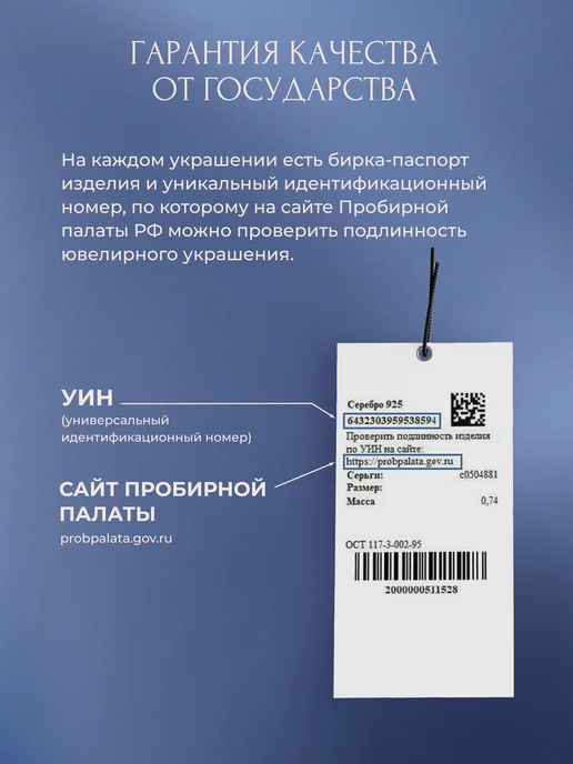 BAUKOFF jewelry Брошь булавка серебряная, серебристый, фото 6