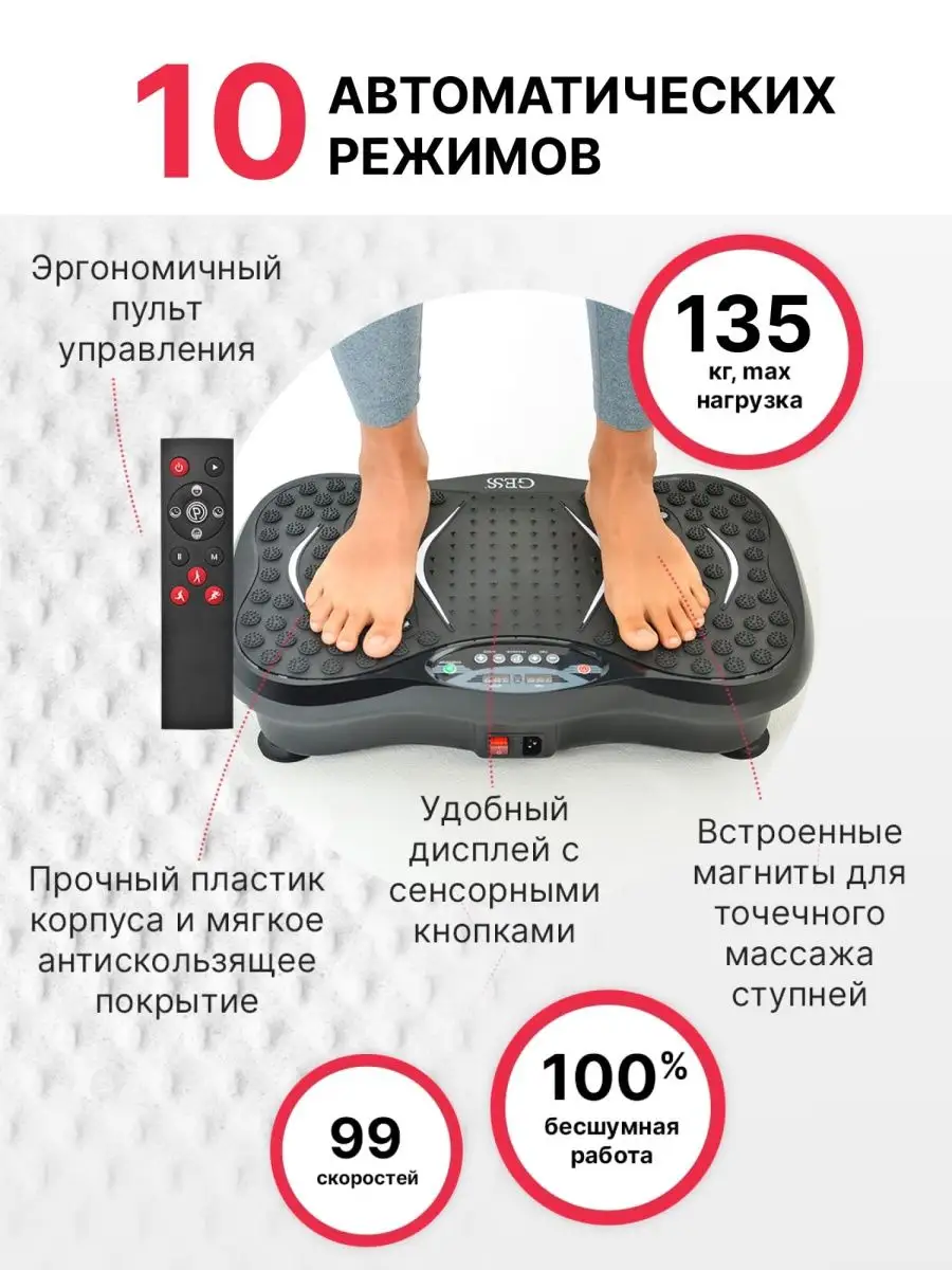 Виброплатформа для похудения Shake uBalance Gess 22396955 купить за 10 382  ₽ в интернет-магазине Wildberries