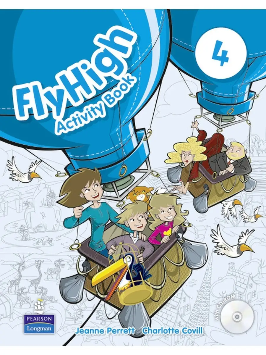 Английский язык для детей Fly High 4 AB+CD Pearson 22413984 купить за 601 ₽  в интернет-магазине Wildberries