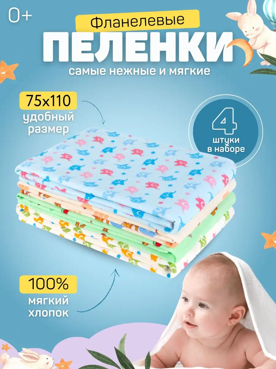 Пеленки для новорожденных...