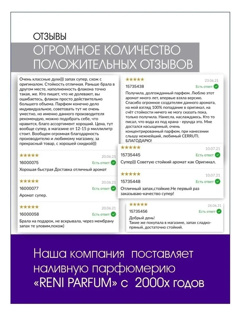 Духи на разлив Рени 717 (100мл) RENI 22904134 купить за 1 385 ₽ в  интернет-магазине Wildberries