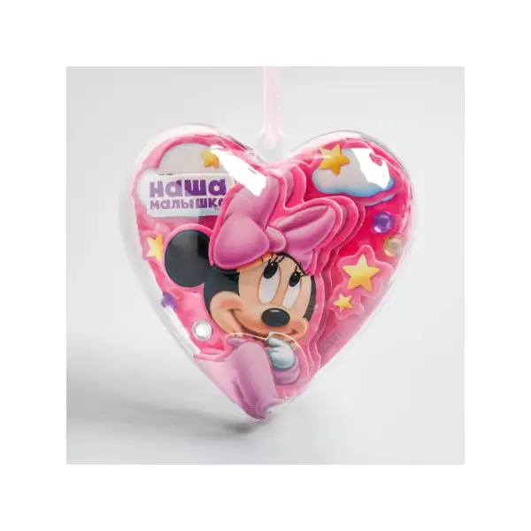 Заготовка-подвеска, раздельные части "Сердце", размер собран