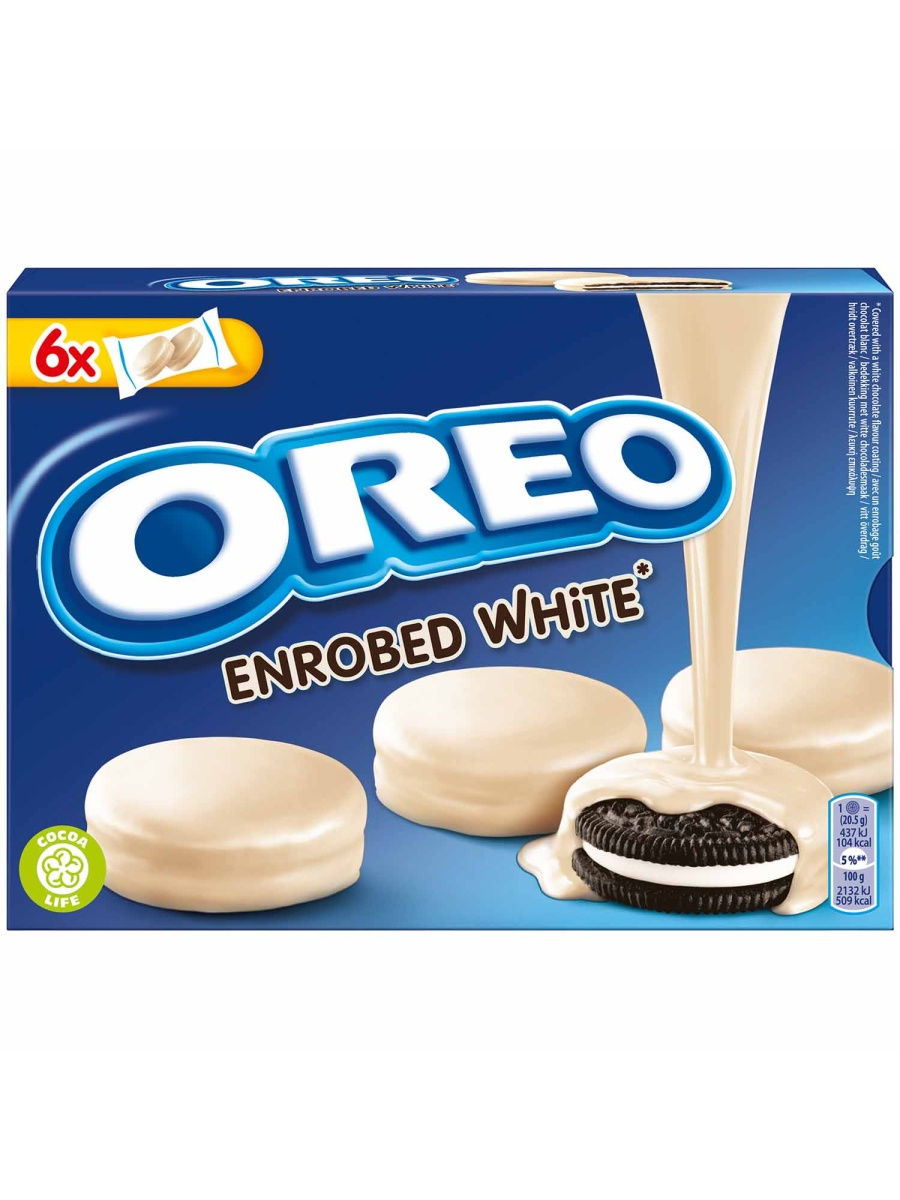 Печенье Oreo Белый шоколад 246 г Oreo Cookies 22921478 купить за 466 ₽ в  интернет-магазине Wildberries