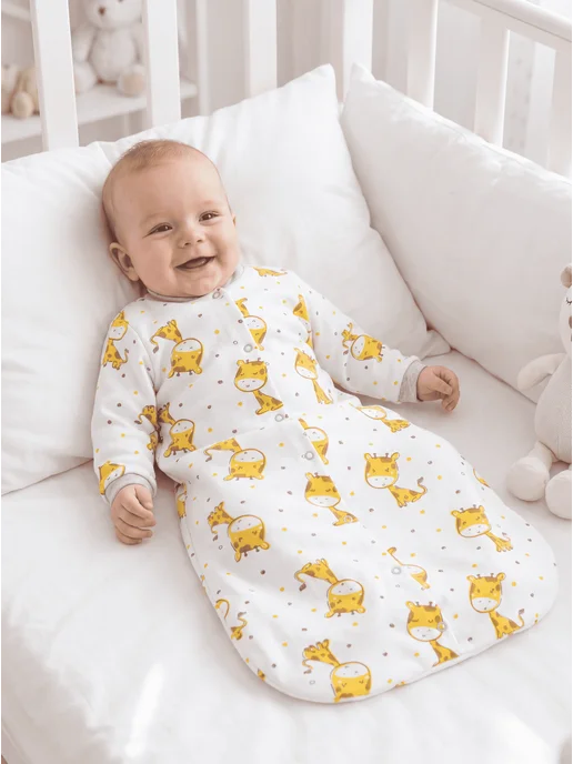 Lemony KIDS Спальный мешок для новорожденных малышей, белый, фото 7