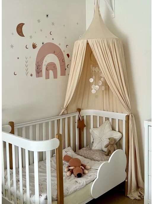 Sleep and Play Балдахин шатер на кроватку, бежевый, фото 8