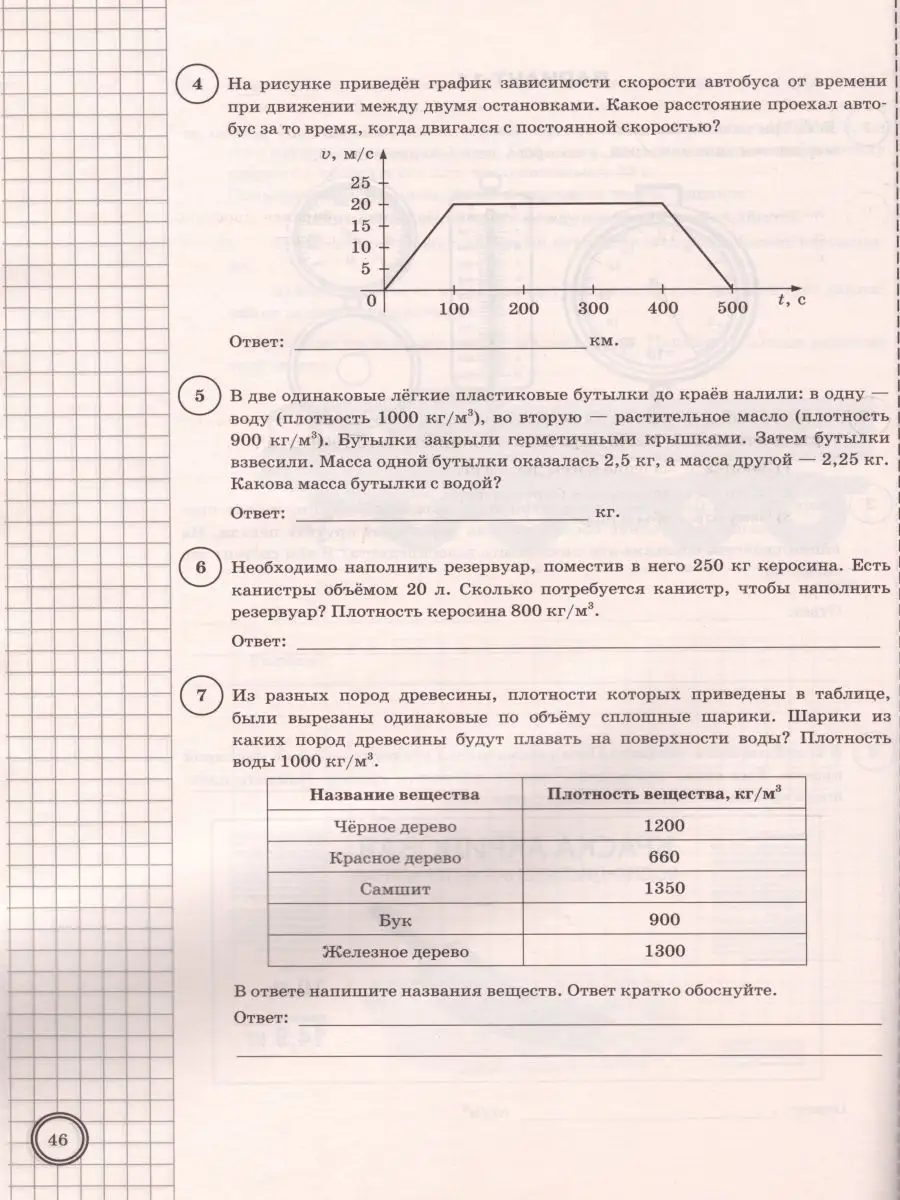 ВПР Физика 7 класс. 25 вариантов. Типовые задания. ФГОС Экзамен 22968669  купить в интернет-магазине Wildberries